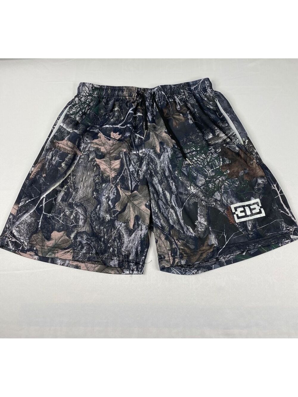 F3 camouflage athletic shorts